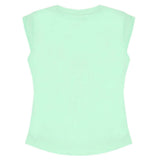 Girls Half Sleeves T-Shirt - Sea Green, Girls T-Shirts, Chase Value, Chase Value