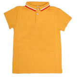 Boys Half Sleeves Polo T-Shirt - Mustard, Kids, Boys T-Shirts, Chase Value, Chase Value