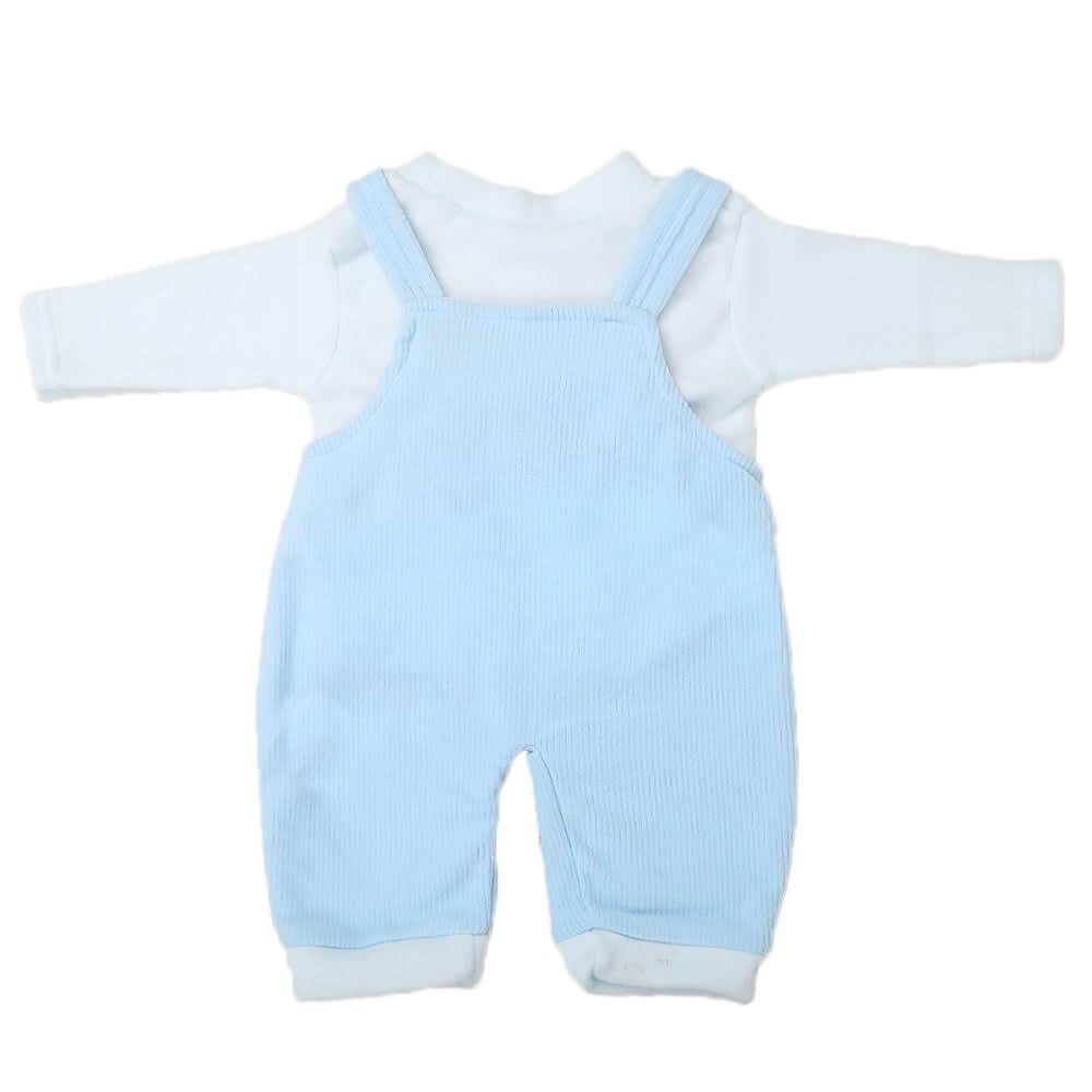 Newborn Boys Full Sleeves Romper - Blue, Kids, NB Boys Rompers, Chase Value, Chase Value
