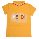 Boys Half Sleeves Polo T-Shirt - Mustard, Kids, Boys T-Shirts, Chase Value, Chase Value