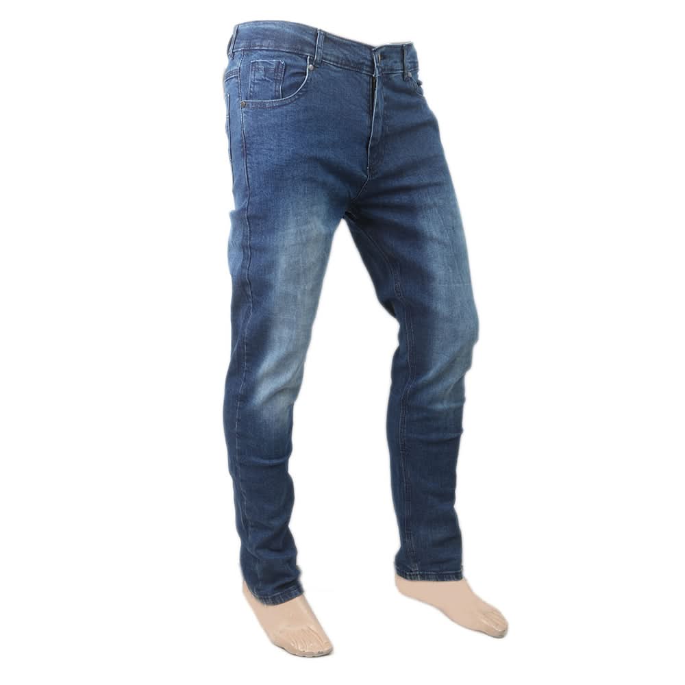 Men's Fancy Denim Pant - Blue, Men, Casual Pants And Jeans, Chase Value, Chase Value