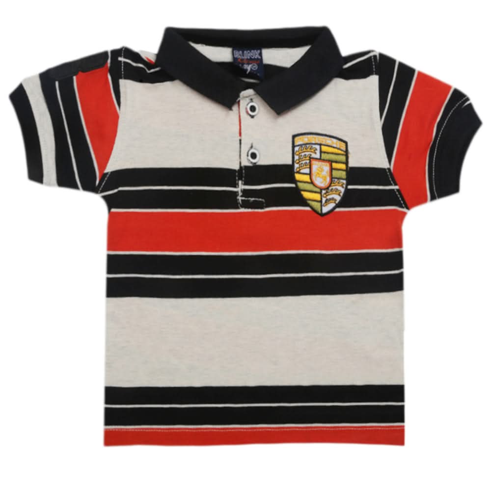 Boys Half Sleeves Polo T-Shirt - Rust, Boys T-Shirts, Chase Value, Chase Value