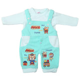 Newborn Boys Full Sleeves Romper - Cyan, Kids, NB Boys Rompers, Chase Value, Chase Value