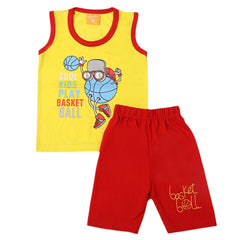 Boys Sando Suit - Yellow, Kids, Boys Sets And Suits, Chase Value, Chase Value