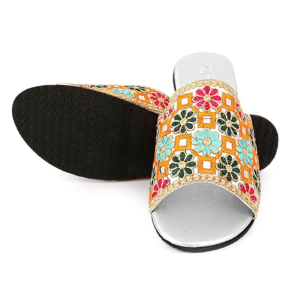 Women's Slipper (045) - Golden, Women, Slippers, Chase Value, Chase Value