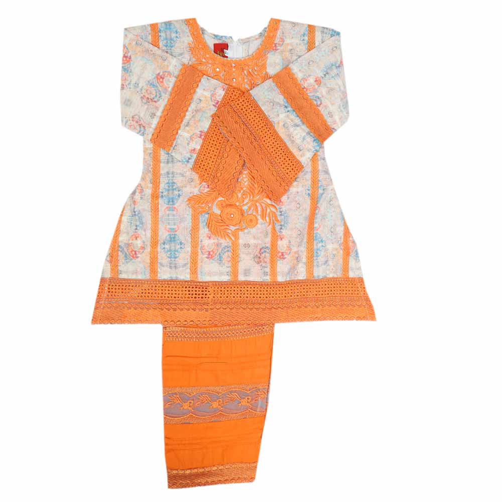 Girls Shalwar Suits - Multi, Girls Shalwar Kameez, Chase Value, Chase Value