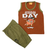 Boys Sando Suit - Brown, Boys Sets & Suits, Chase Value, Chase Value