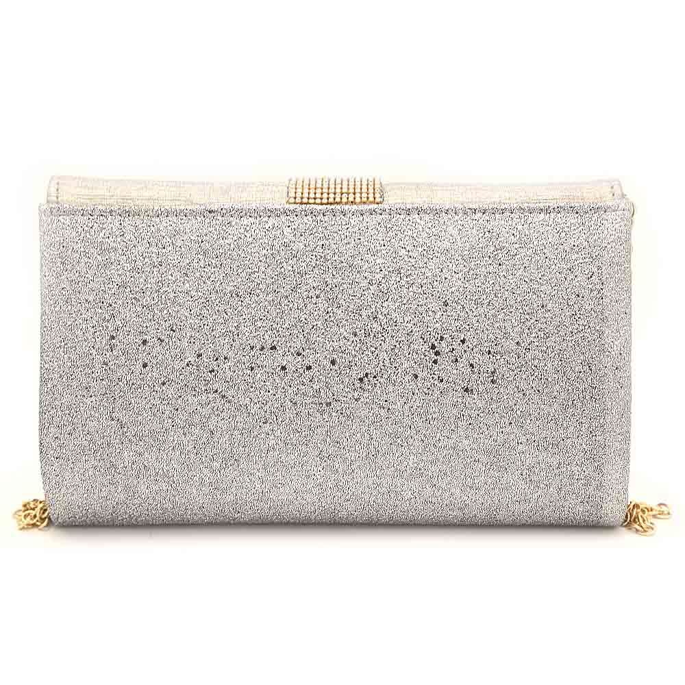 Women's Bridal Clutch 6877 - Silver, Women, Clutches, Chase Value, Chase Value