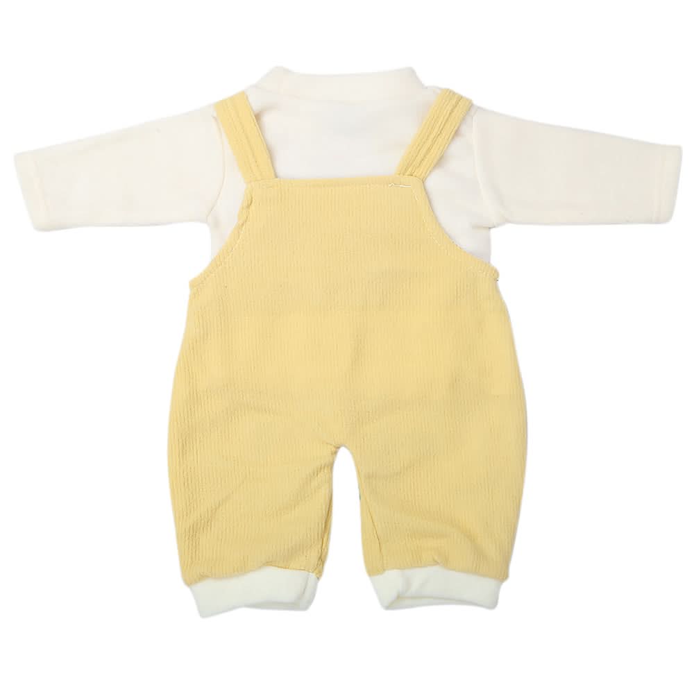 Newborn Boys Full Sleeves Romper - Yellow, Kids, NB Boys Rompers, Chase Value, Chase Value