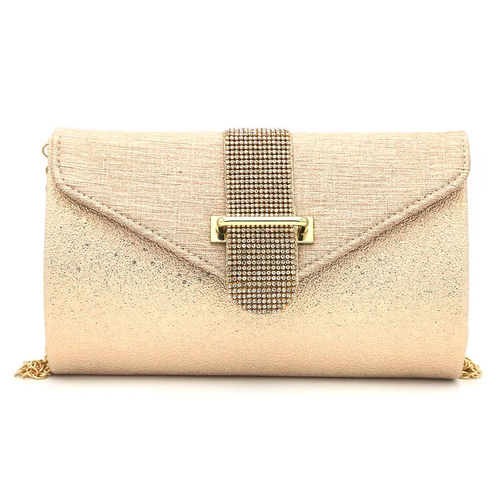 Women's Bridal Clutch 6877 - Golden, Women, Clutches, Chase Value, Chase Value