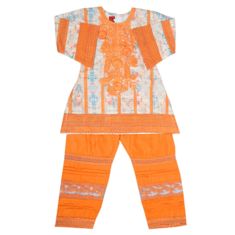 Girls Shalwar Suits - Multi, Girls Shalwar Kameez, Chase Value, Chase Value
