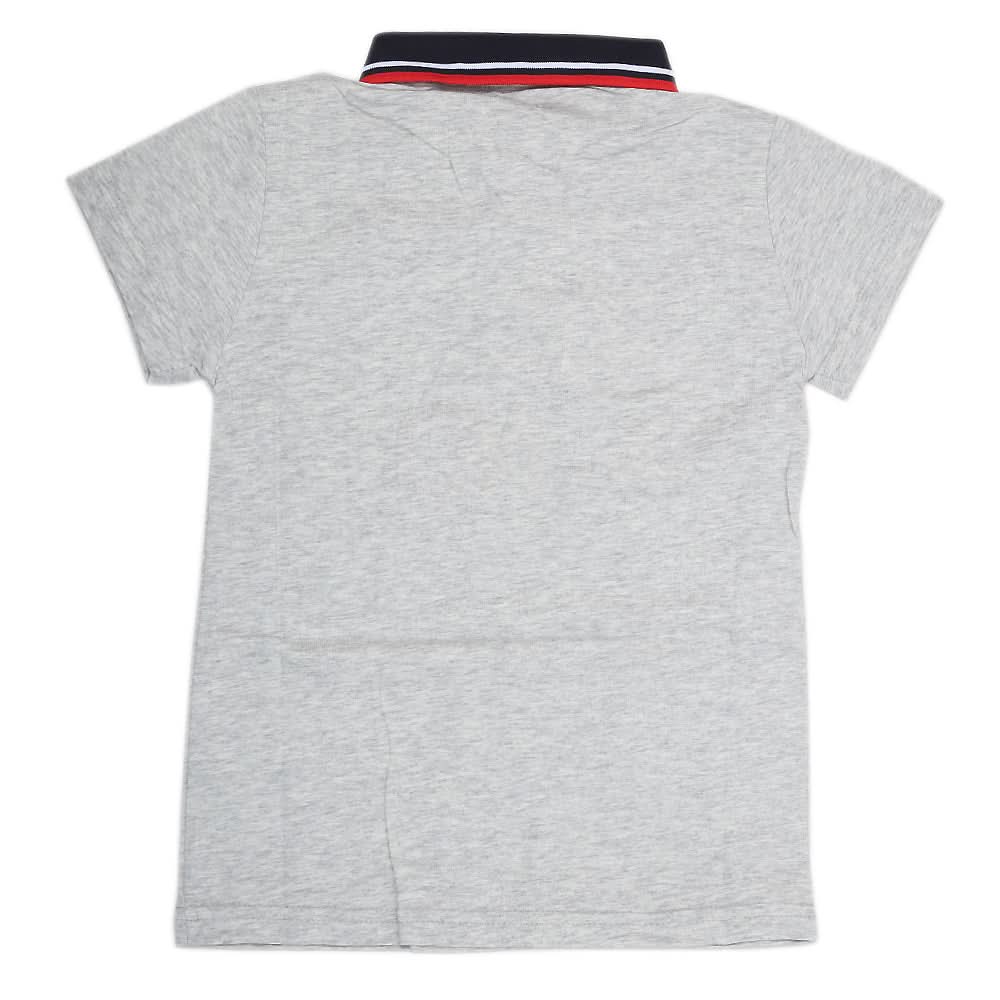 Boys Half Sleeves Polo T-Shirt - Grey, Kids, Boys T-Shirts, Chase Value, Chase Value