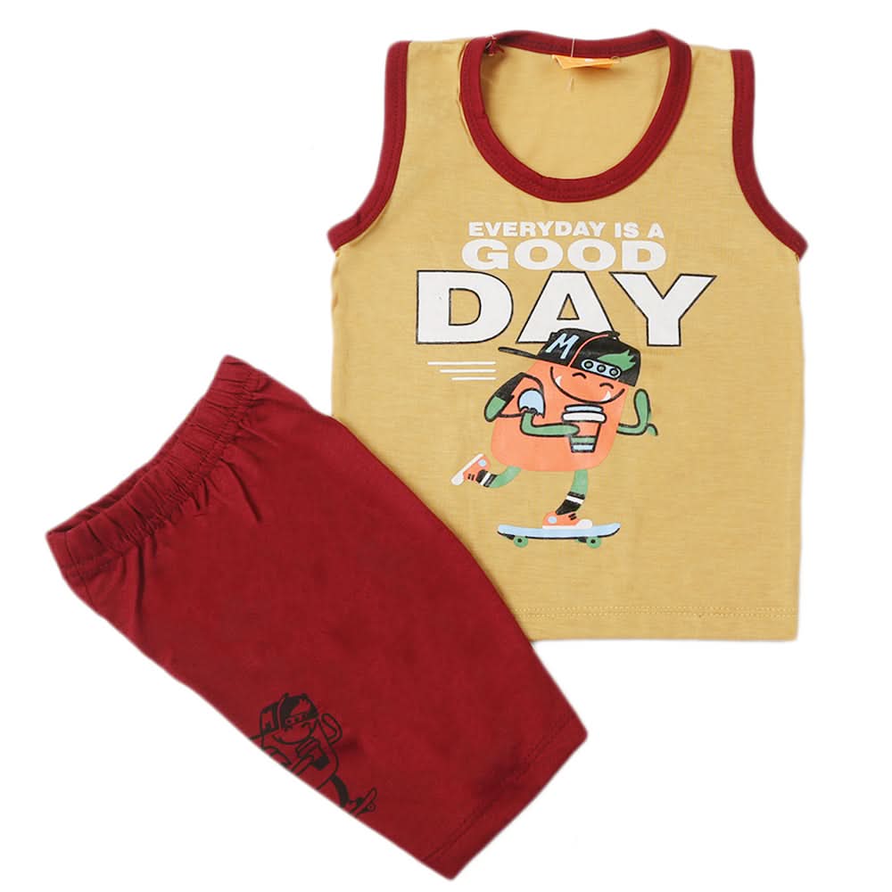 Boys Sando Suit - Beige, Kids, Boys Sets And Suits, Chase Value, Chase Value