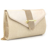 Women's Bridal Clutch 6877 - Beige, Women, Clutches, Chase Value, Chase Value