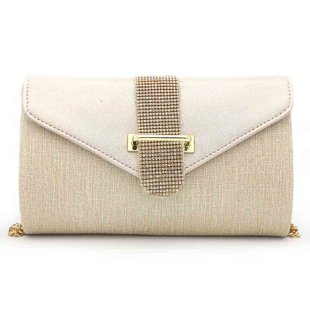 Women's Bridal Clutch 6877 - Beige, Women, Clutches, Chase Value, Chase Value