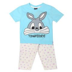 Girls Sleeping Suit - Sky Blue, Girls Suits, Chase Value, Chase Value