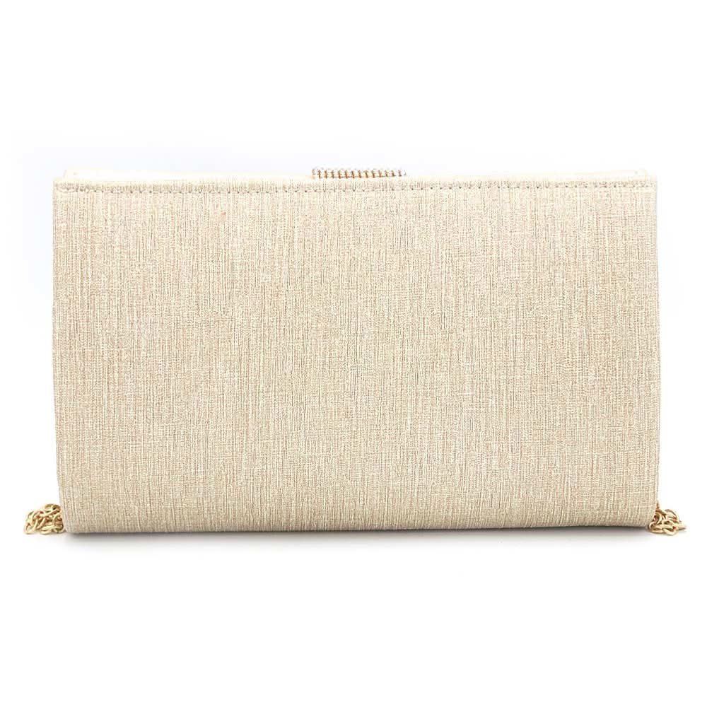 Women's Bridal Clutch 6877 - Beige, Women, Clutches, Chase Value, Chase Value