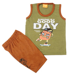 Boys Sando Suit - Green, Kids, Boys Sets And Suits, Chase Value, Chase Value