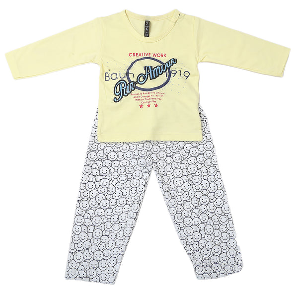 Boys Full Sleeves Suit - Lemon, Kids, Boys Sets And Suits, Chase Value, Chase Value