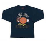 Boys Full Sleeves T-Shirt - Steel Blue, Kids, Boys T-Shirts, Chase Value, Chase Value