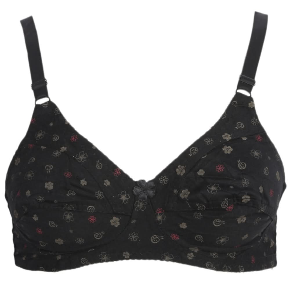 Women's Cotton Bra - Black, Women, Bras, Chase Value, Chase Value
