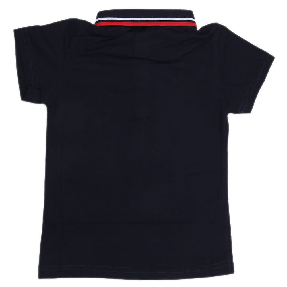 Boys Half Sleeves Polo T-Shirt - Navy Blue, Kids, Boys T-Shirts, Chase Value, Chase Value