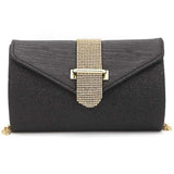 Women's Bridal Clutch 6877 - Black, Women, Clutches, Chase Value, Chase Value