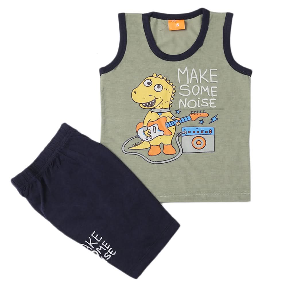 Boys Sando Suit - Light Green, Kids, Boys Sets And Suits, Chase Value, Chase Value