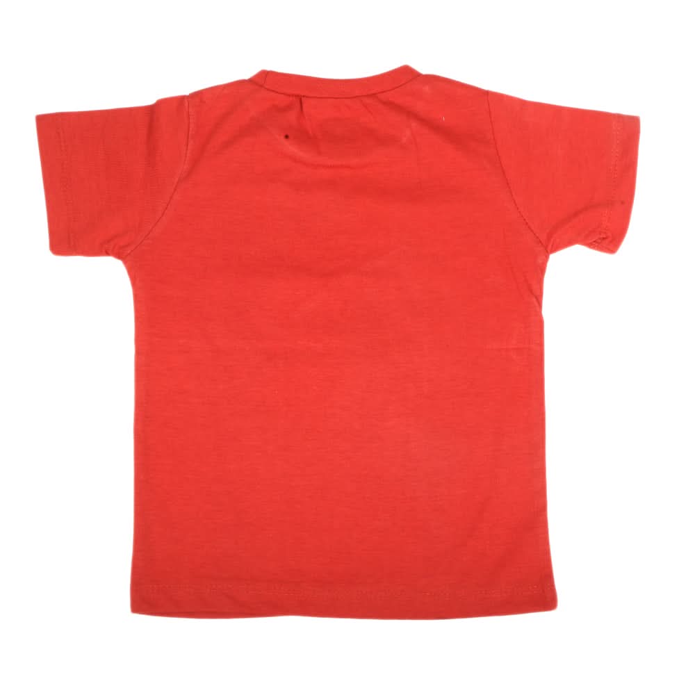 Boys Half Sleeves Jersey T-Shirt 4147 - Rust, Kids, Boys T-Shirts, Chase Value, Chase Value