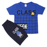 Boys Half Sleeves Short Suit - Blue, Kids, Boys Sets And Suits, Chase Value, Chase Value