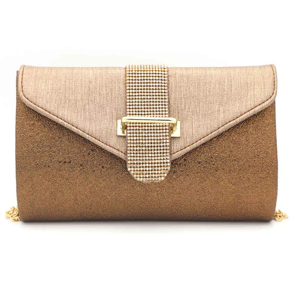 Women's Bridal Clutch 6877 - Coffee, Women, Clutches, Chase Value, Chase Value