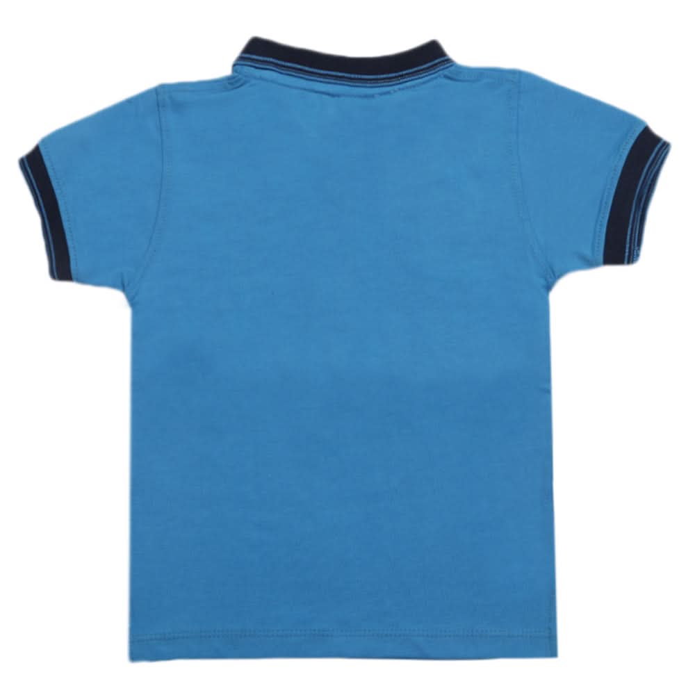 Boys Half Sleeves T-Shirt - Blue, Kids, Boys T-Shirts, Chase Value, Chase Value
