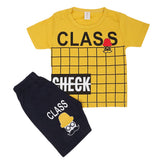 Boys Half Sleeves Short Suit - Yellow, Kids, Boys Sets And Suits, Chase Value, Chase Value