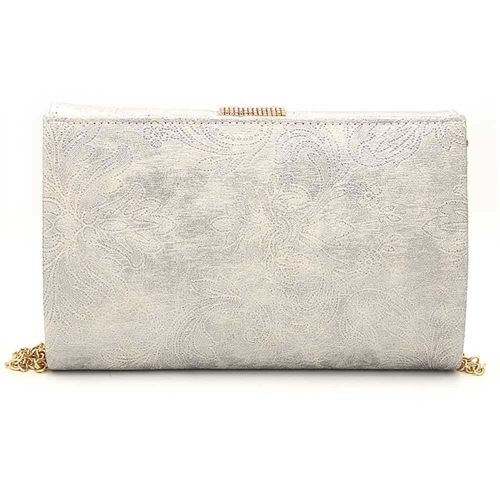 Women's Bridal Clutch 6877 - Silver, Women, Clutches, Chase Value, Chase Value