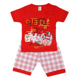 Boys Half Sleeves Short Suit - Red, Kids, Boys Sets And Suits, Chase Value, Chase Value