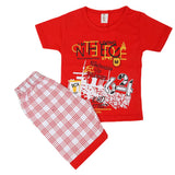 Boys Half Sleeves Short Suit - Red, Kids, Boys Sets And Suits, Chase Value, Chase Value