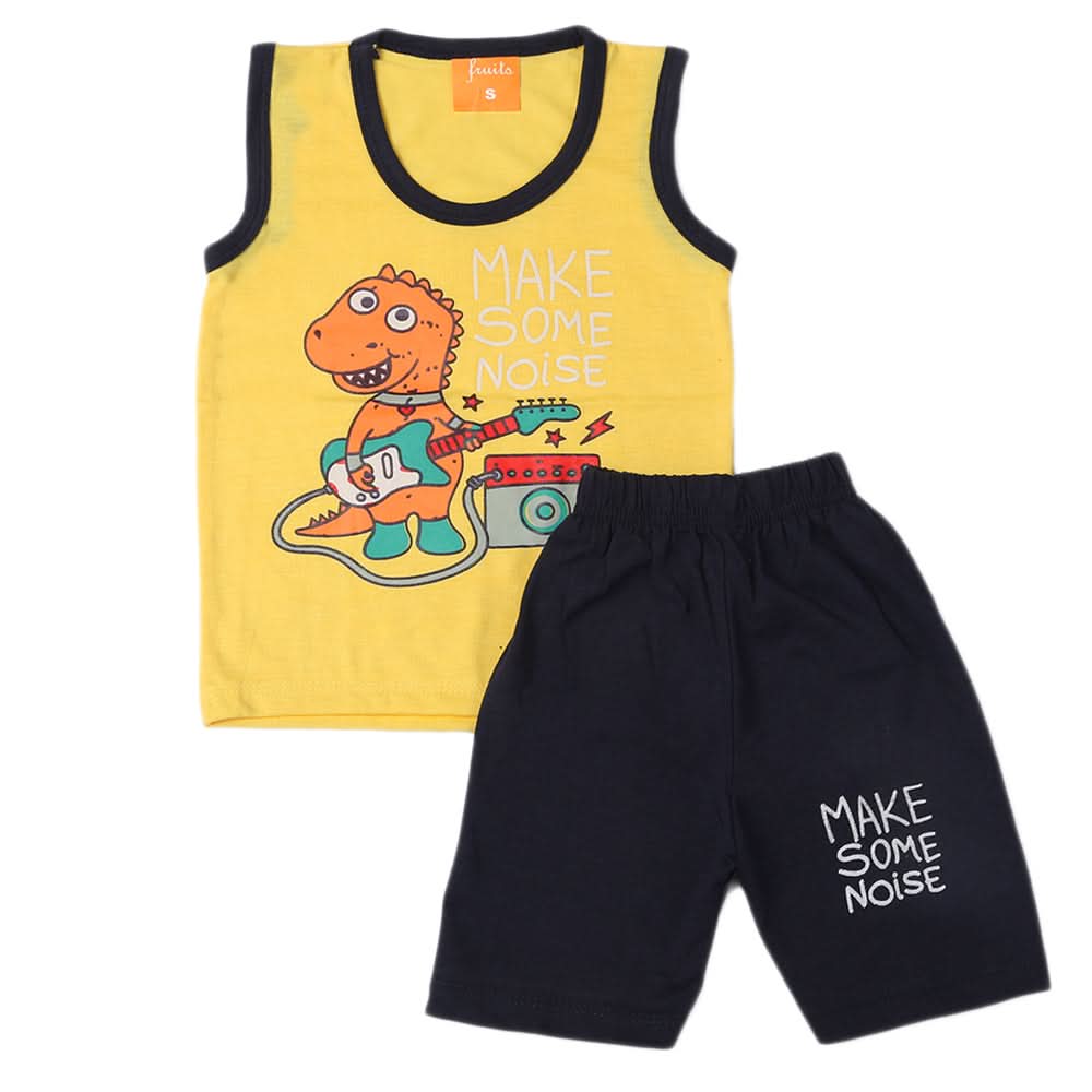 Boys Sando Suit - Yellow, Kids, Boys Sets And Suits, Chase Value, Chase Value