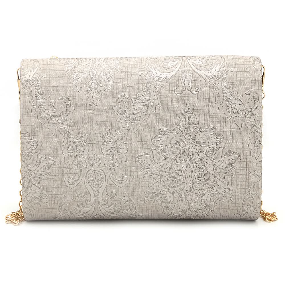 Women's Fancy Clutch 6686 - Grey, Women, Clutches, Chase Value, Chase Value