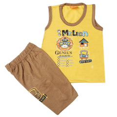 Boys Sando Suit - Yellow, Kids, Boys Sets And Suits, Chase Value, Chase Value