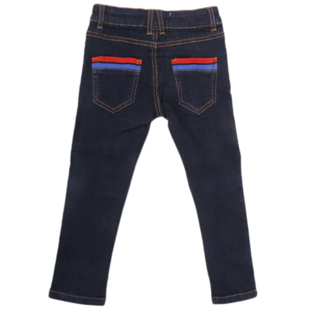 Boys Denim Pant - Dark Blue, Kids, Boys Pants, Chase Value, Chase Value