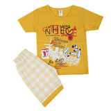 Boys Half Sleeves Short Suit - Yellow, Kids, Boys Sets And Suits, Chase Value, Chase Value
