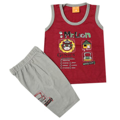Boys Sando Suit - Maroon, Kids, Boys Sets And Suits, Chase Value, Chase Value