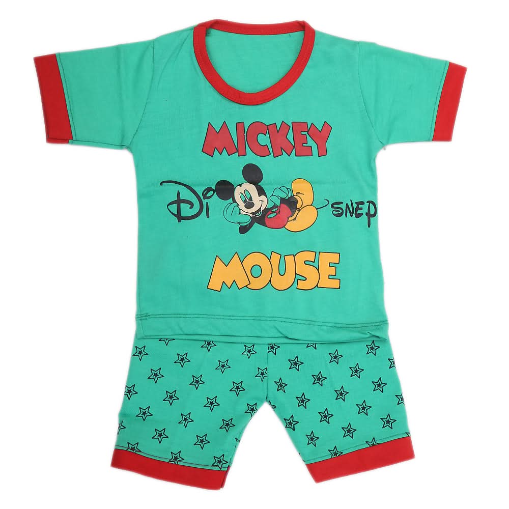 Boys Half Sleeves Suit - Green, Kids, Boys Sets And Suits, Chase Value, Chase Value