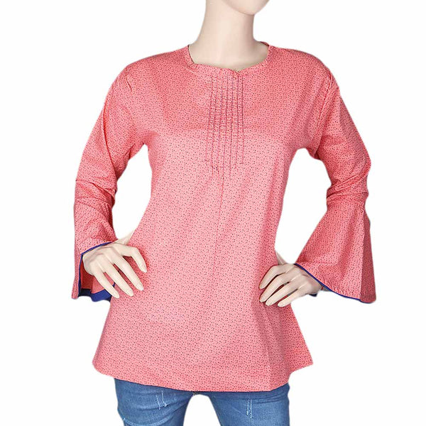 Women's Western Top -PEACH, Women, T-Shirts And Tops, Chase Value, Chase Value