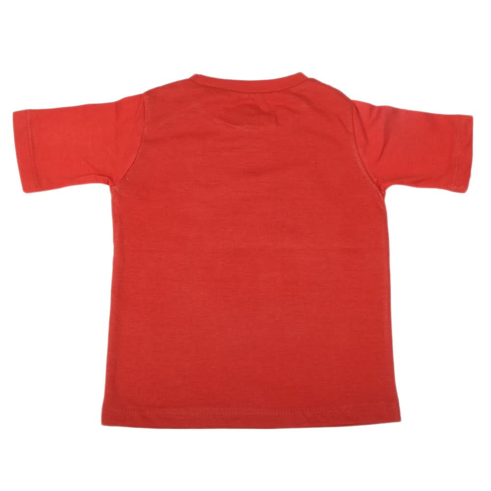 Boys Half Sleeves Jersey T-Shirt 4131 - Rust, Kids, Boys T-Shirts, Chase Value, Chase Value
