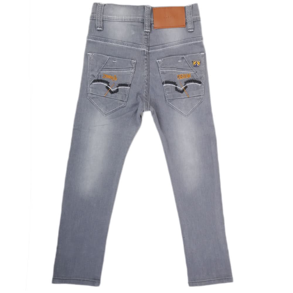 Boys Denim Pant - Grey, Kids, Boys Pants, Chase Value, Chase Value