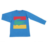 Boys Full Sleeves Jersey T-Shirt - Blue, Kids, Boys T-Shirts, Chase Value, Chase Value