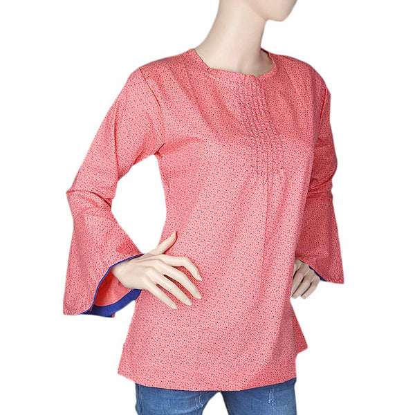 Women's Western Top -PEACH, Women, T-Shirts And Tops, Chase Value, Chase Value