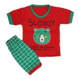 Boys Half Sleeves Suit - Red, Kids, Boys Sets And Suits, Chase Value, Chase Value
