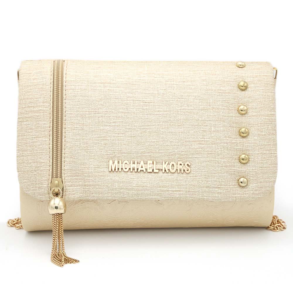 Women's Fancy Clutch 6686 - Golden, Women, Clutches, Chase Value, Chase Value
